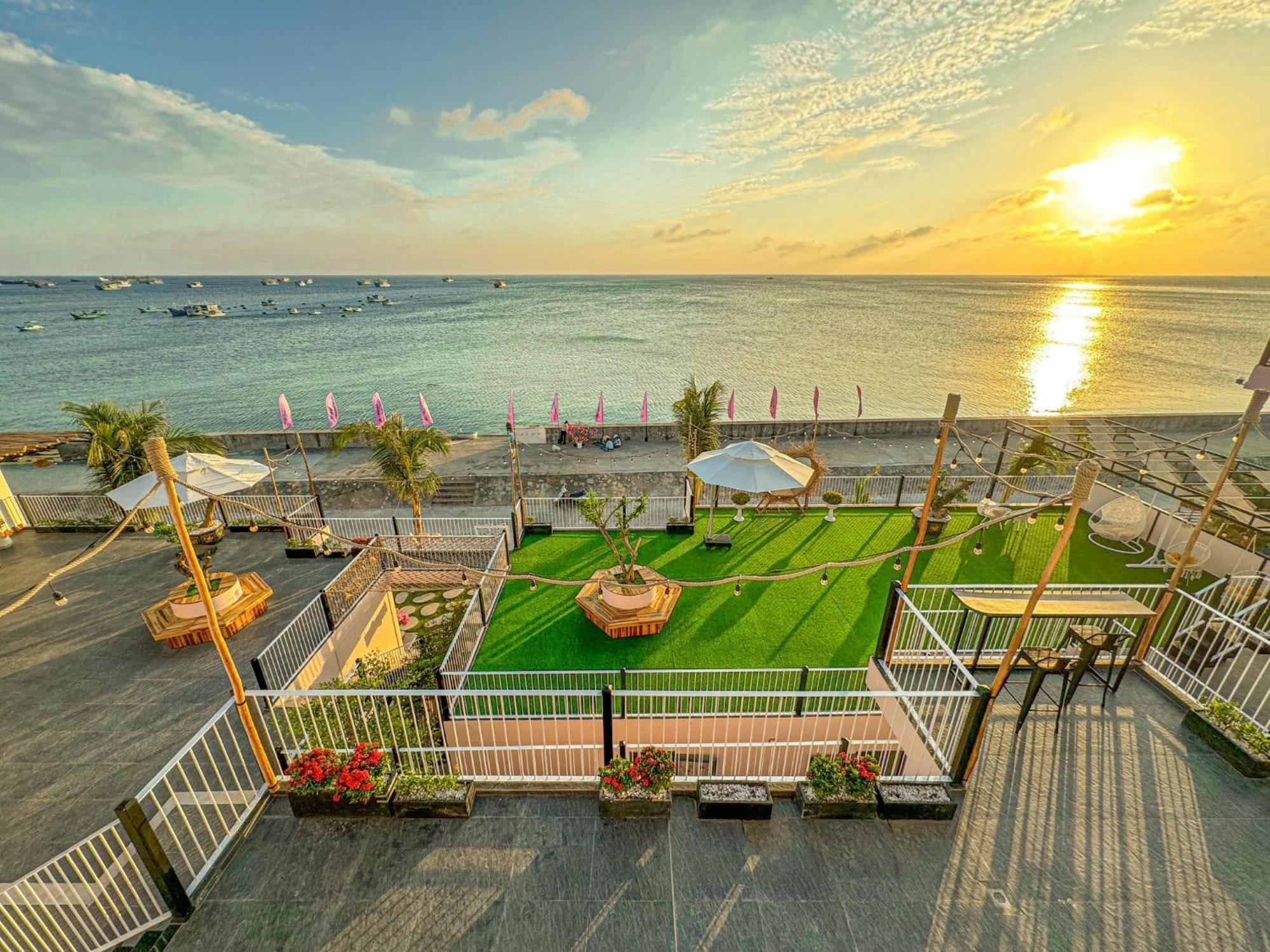 Queen Sea Resort - Dao Phu Quy Cu Lao Thu Bagian luar foto